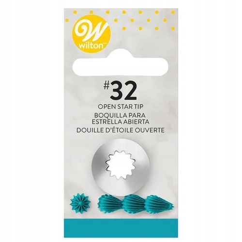 Tylka do zdobienia tortu ciast Wilton gwiazdka #32
